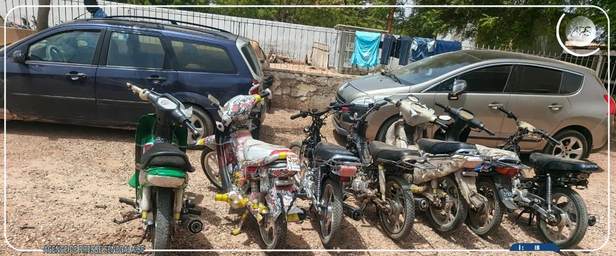 Kaolack : la Police démantèle un réseau de voleurs de motos ‘’Jakarta’’ et de receleurs