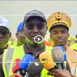 Tivaouane : les travaux de drainage franchissent le cap des 60 %, le ministre Cheikh Tidiane Dièye salue un projet structurant