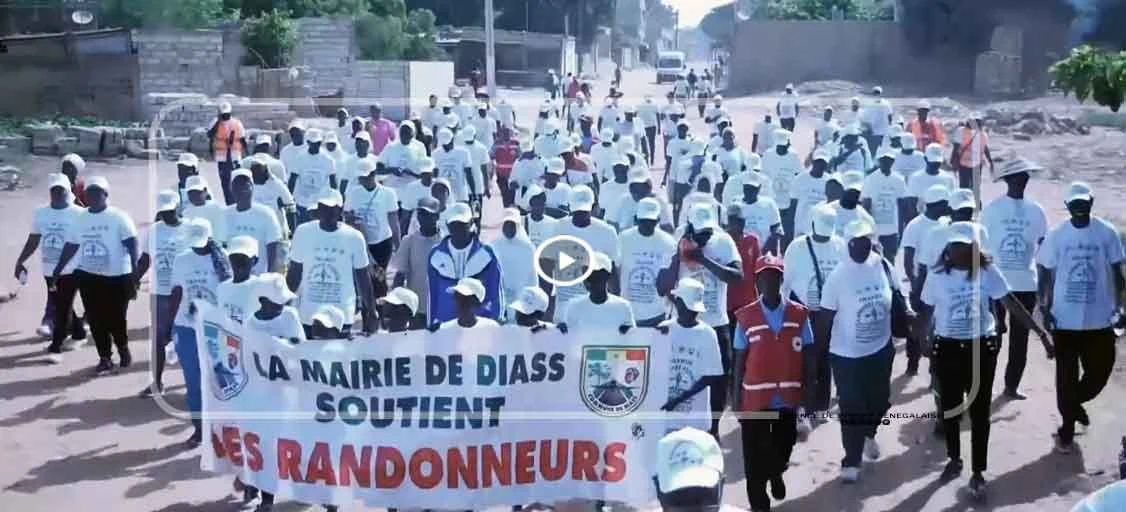 Diass : une randonnée mobilise les citoyens autour de la santé et de l’engagement civique