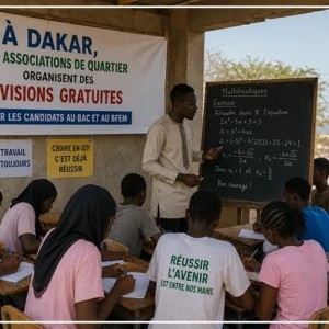 A Dakar, des associations de quartier organisent des révisions gratuites pour les candidats au bac et au BFEM 