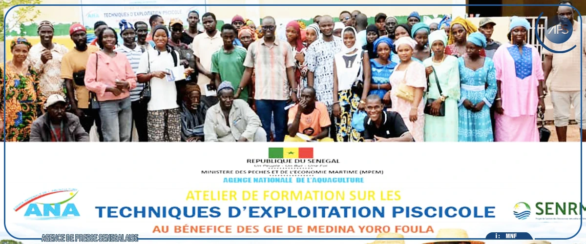 Kolda : 65 acteurs de GIE formés aux techniques aquacoles à Médina Yéro Foulah