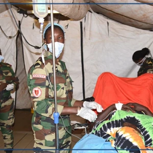Mbane : l’hôpital militaire de campagne accueille ses premiers patients 