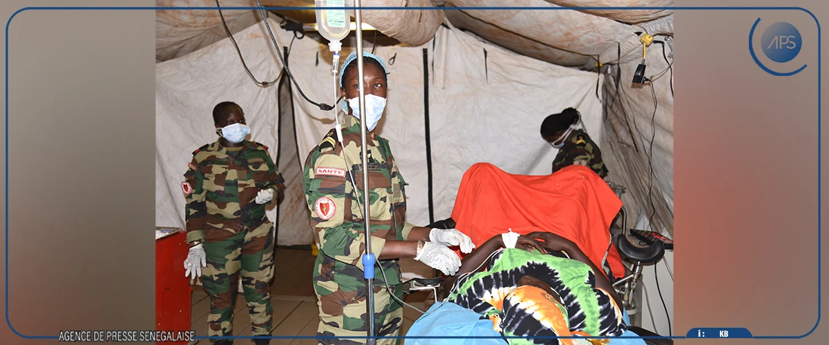 Mbane : l’hôpital militaire de campagne accueille ses premiers patients 