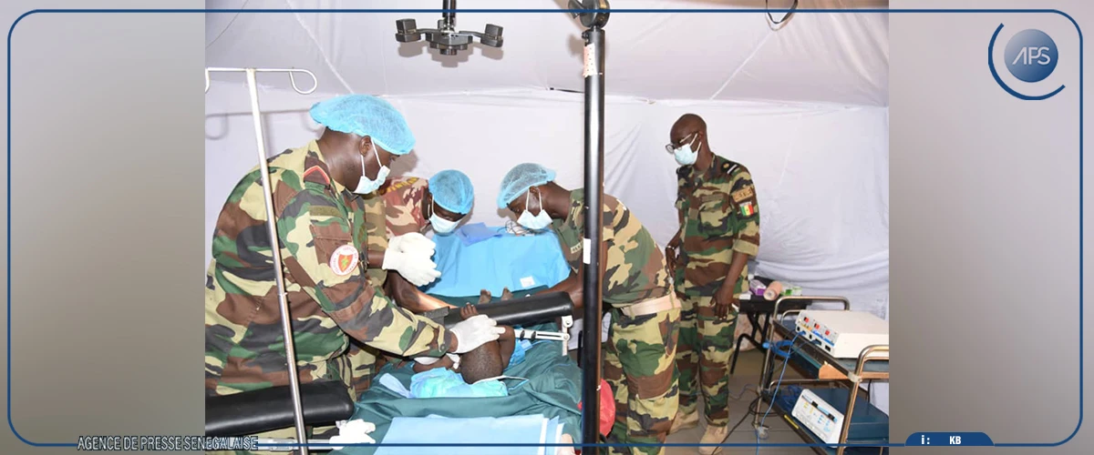 Mbane : l’hôpital militaire de campagne accueille ses premiers patients 