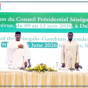 Bassirou Diomaye Faye et Adama Barrow saluent le succès du Conseil présidentiel sénégalo-gambien