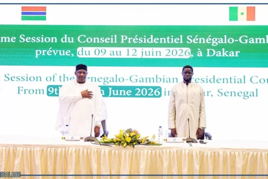 Bassirou Diomaye Faye et Adama Barrow saluent le succès du Conseil présidentiel sénégalo-gambien