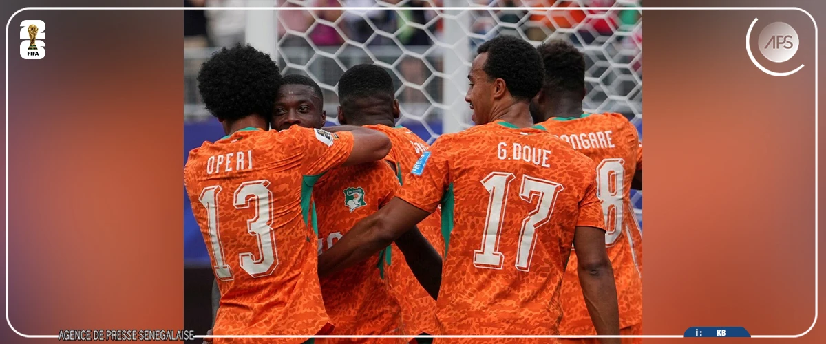 ‎Mondial 2026 : Côte d’Ivoire en seizième après sa victoire 2-0 contre Curaçao ‎