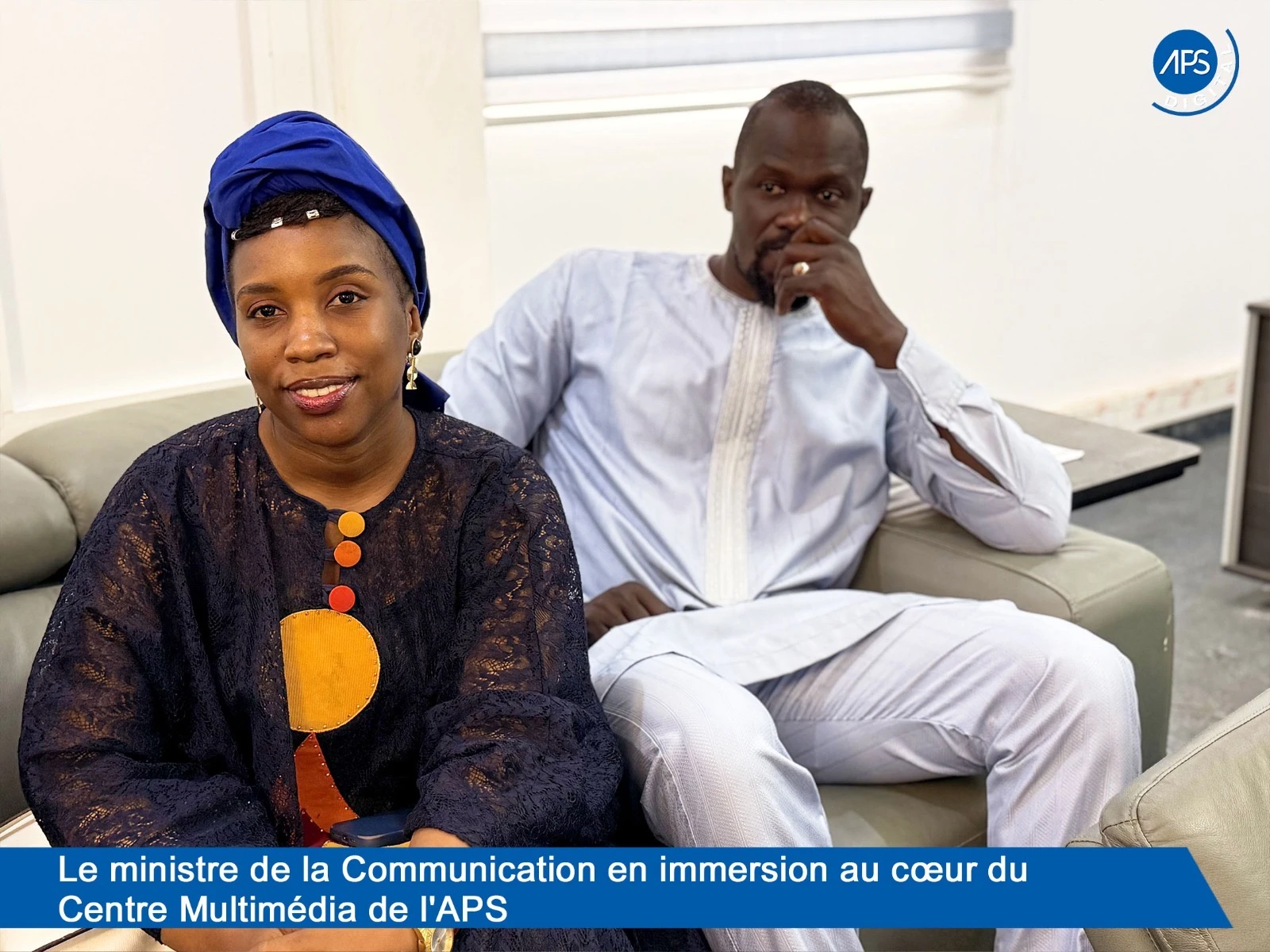 Le ministre de la Communication en immersion au cœur du Centre Multimédia de l'APS