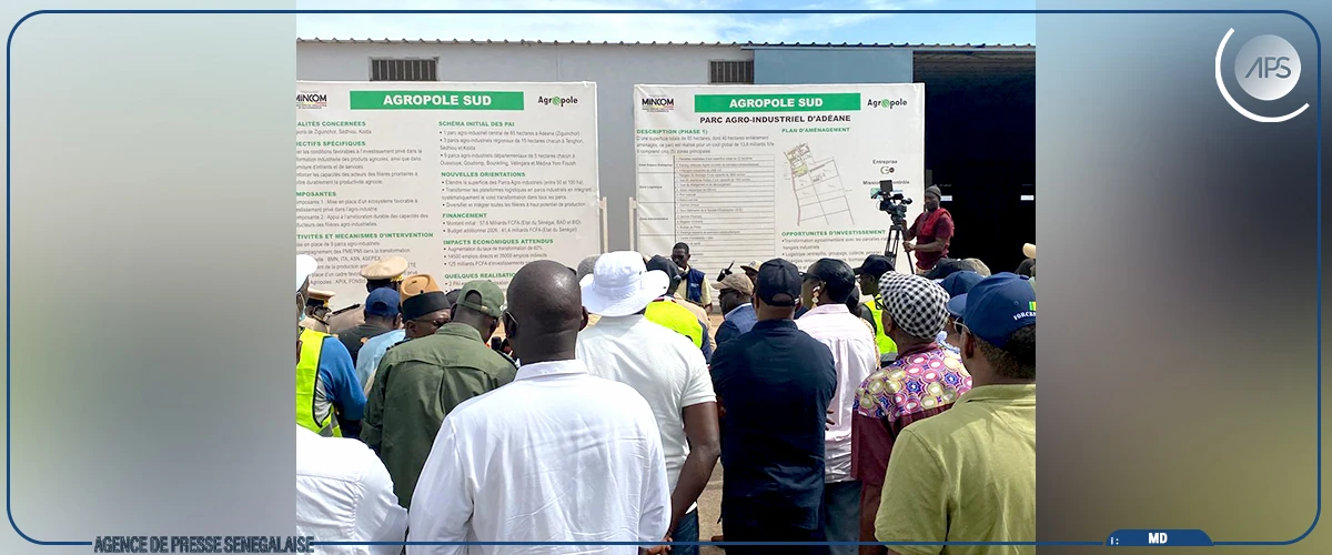 Ziguinchor : le parc agro-industriel d’Adéane s’ouvre aux investisseurs privés pour accélérer la transformation agricole
