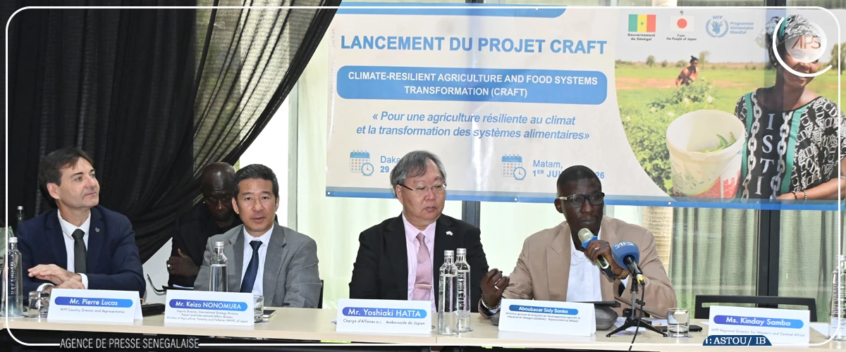 Le PAM veut contribuer à développer des systèmes alimentaires résilients à travers le projet CRAFT