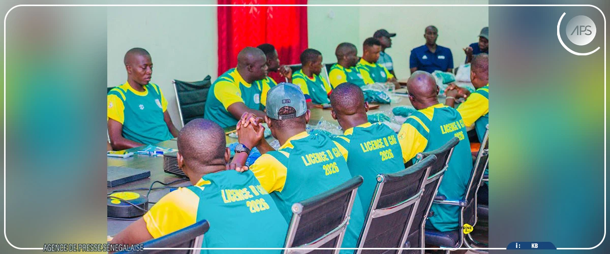 Kaffrine : une trentaine de jeunes entraineurs en formation pour l’obtention de la Licence D CAF