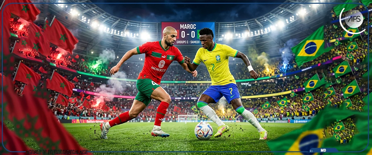 Le duel Maroc-Brésil, match-sommet du groupe C, samedi  ‎