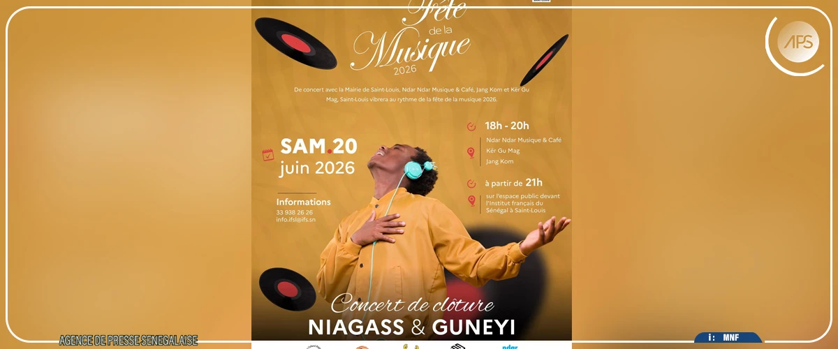 Saint-Louis : un parcours musical suivi d’un grand rassemblement pour célébrer la Journée mondiale de la musique, samedi