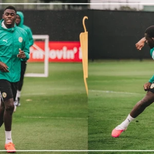 ‎Les Lions s'entraînent sans Jackson, Gueye, Mendy et Sarr ‎
