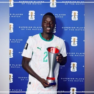 Mondial 2026 : Pape Gueye rejoint le cercle des Sénégalais auteurs d'un doublé en Coupe du monde ‎