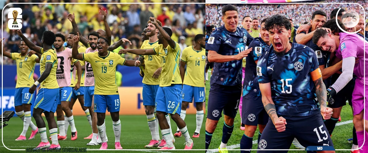 ‎Coupe du monde 2026 : le Paraguay et le Brésil qualifiés pour les huitièmes ‎