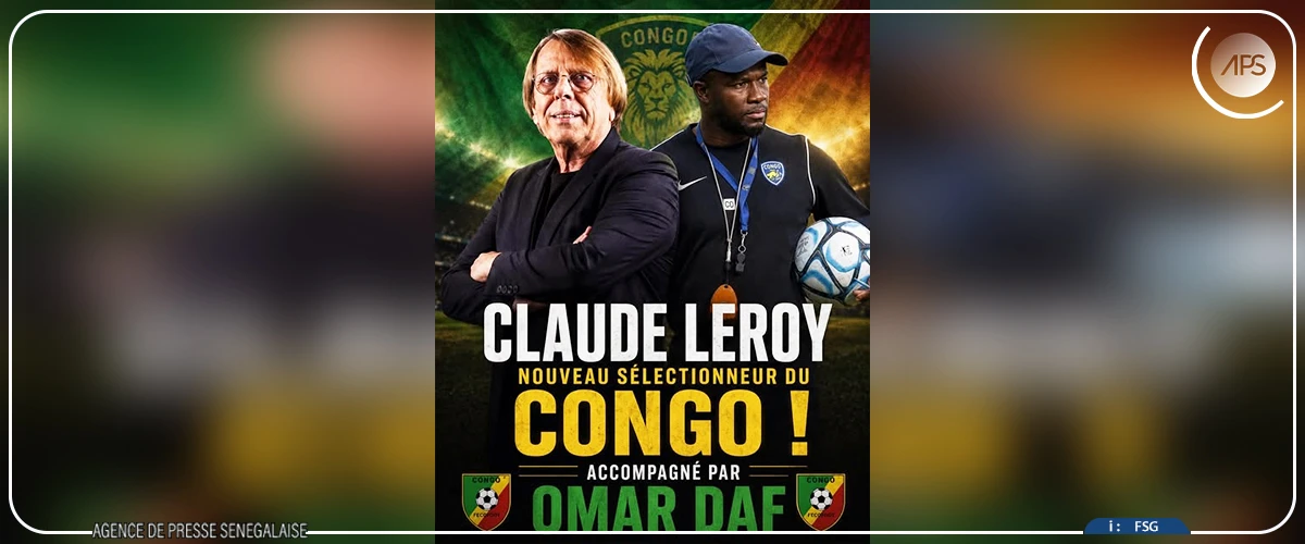 Claude Le Roy nouvel entraîneur du Congo, Omar Daf adjoint