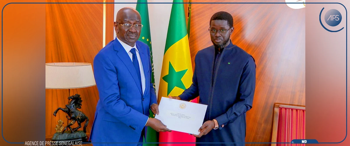 Le chef de la diplomatie mauritanienne reçu par le président Bassirou Diomaye Faye