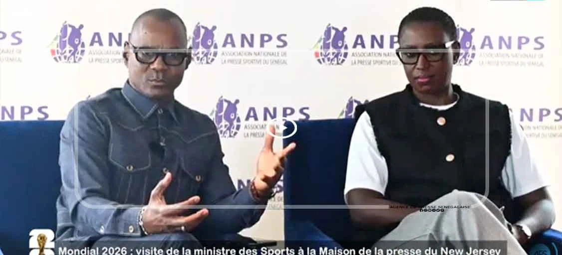 Mondial 2026 : visite de la ministre des Sports à la Maison de la presse du New Jersey