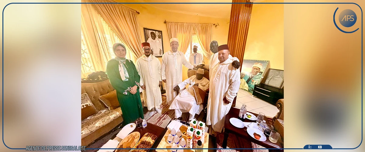 L'ambassadeur du Maroc à Dakar rend visite au khalife général des Tidianes