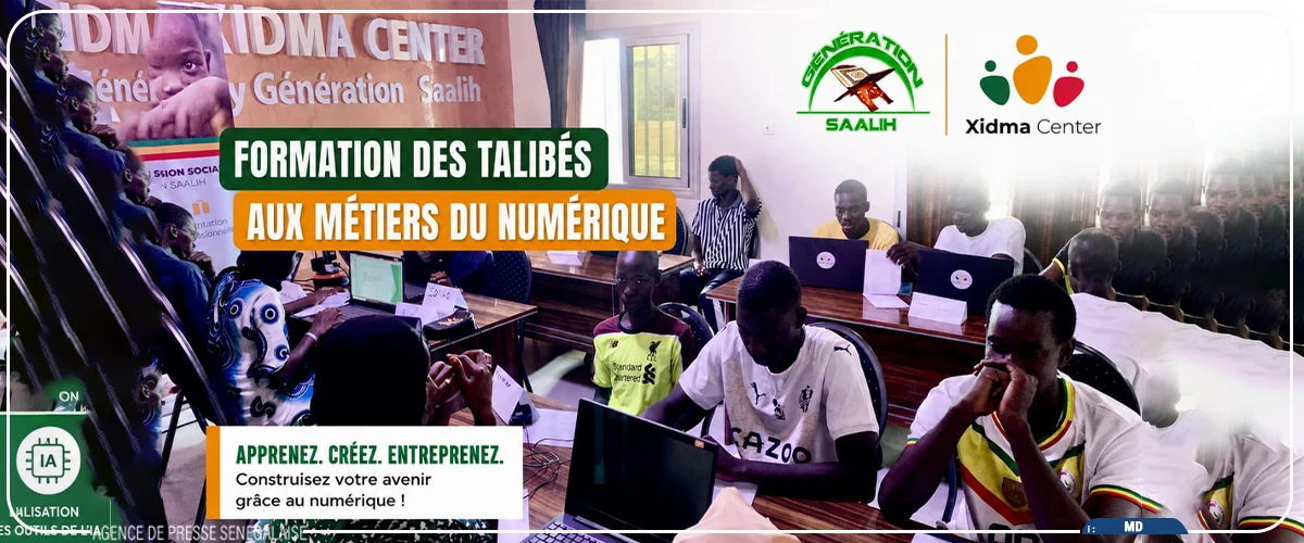 Des enfants talibés formés à l’usage du numérique pour développer leur créativité