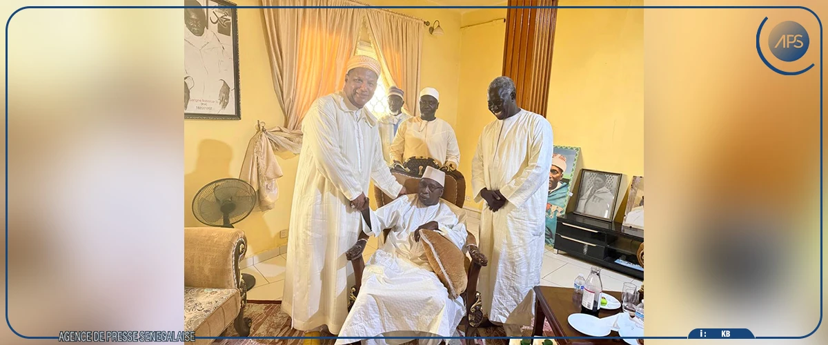L'ambassadeur du Maroc à Dakar rend visite au khalife général des Tidianes