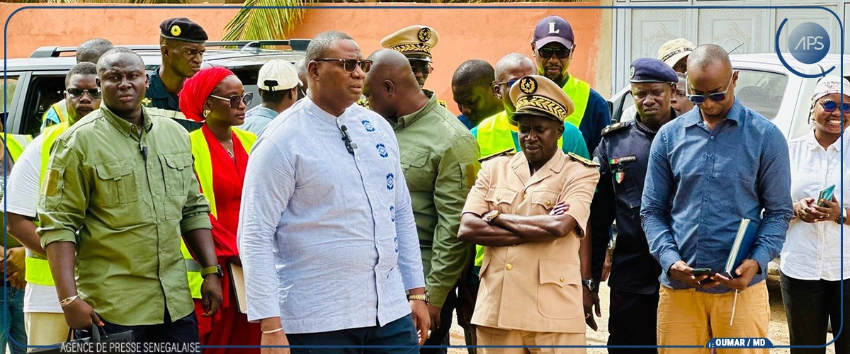 Gestion des inondations : Moussa Bala Fofana satisfait de l'état d'avancement des chantiers engagés à Diourbel