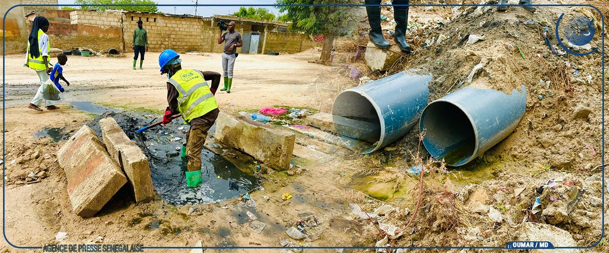 Gestion des inondations : Moussa Bala Fofana satisfait de l'état d'avancement des chantiers engagés à Diourbel