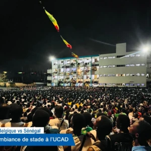 Belgique vs Sénégal : Ambiance de stade à l'UCAD 