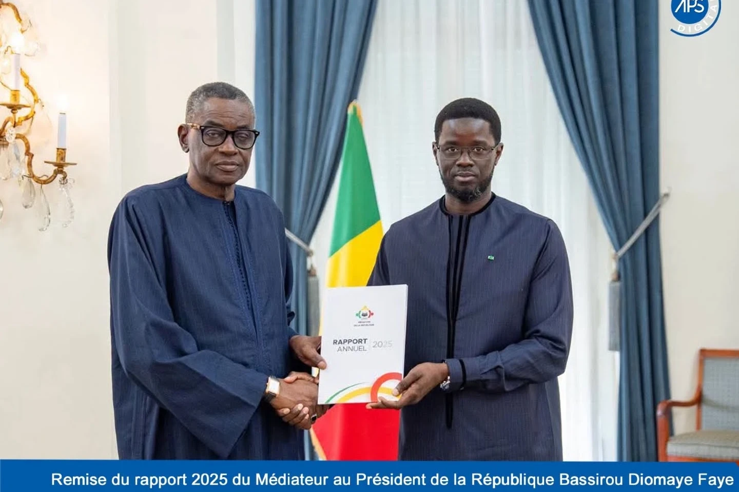Remise du rapport 2025 du Médiateur au Président de la république Bassirou Diomaye Faye
