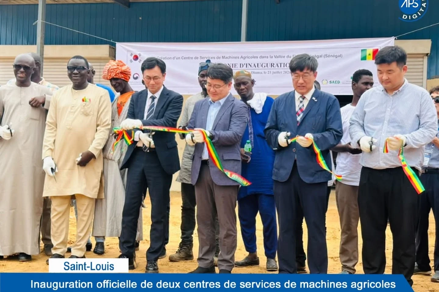 Saint-Louis : Inauguration officielle de deux centres de services de machines agricoles 
