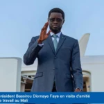 Le president Bassirou Diomaye Faye en visite d'amitié et de travail au mali
