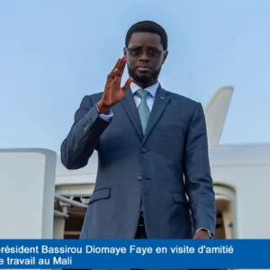 Le president Bassirou Diomaye Faye en visite d'amitié et de travail au mali