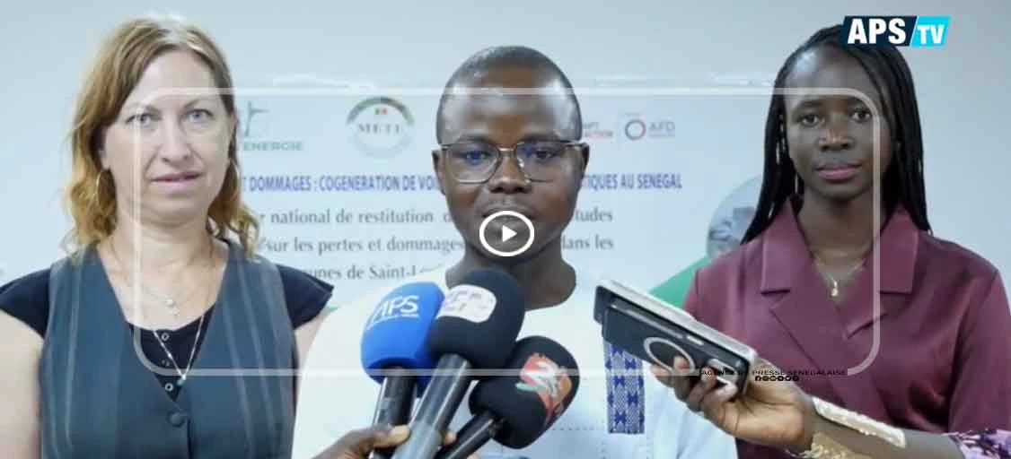 Changements climatiques : des études plaident pour une riposte anticipative aux pertes et dommages a Saint-louis et Kafountine