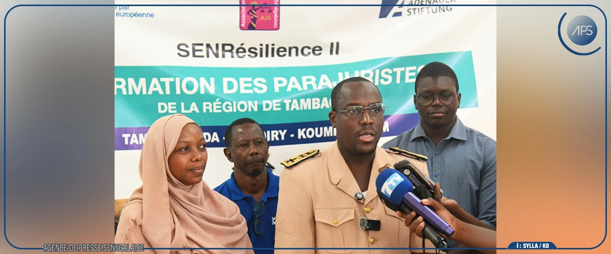 L'AJS forme 180 assistants juristes à Tambacounda, Goudiry et Koumpentoum