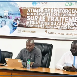 Saint-Louis : des journalistes formés aux techniques rédactionnelles du changement climatique