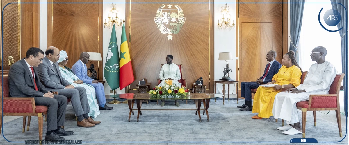 Le ministre mauritanien des Affaires étrangères reçu par le président Bassirou Diomaye Faye