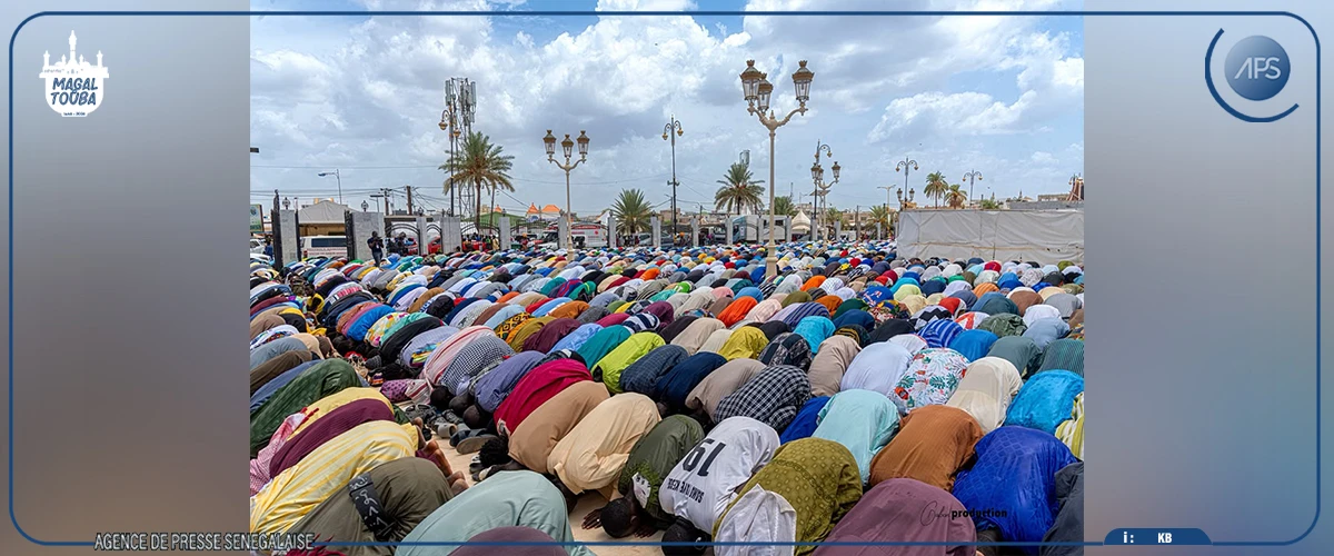 Magal de Touba : la Grande Mosquée prise d'assaut par les fidèles pour la prière du vendredi