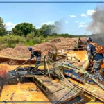 Saraya : 42 dragues détruites lors d’une opération sur le long de la Falémé