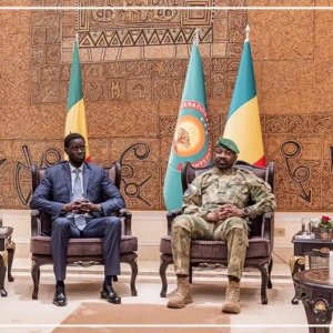 A Bamako, les présidents Faye et Goïta ont parlé de paix et de sécurité régionale (présidence sénégalaise)