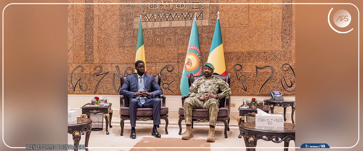A Bamako, les présidents Faye et Goïta ont parlé de paix et de sécurité régionale (présidence sénégalaise)