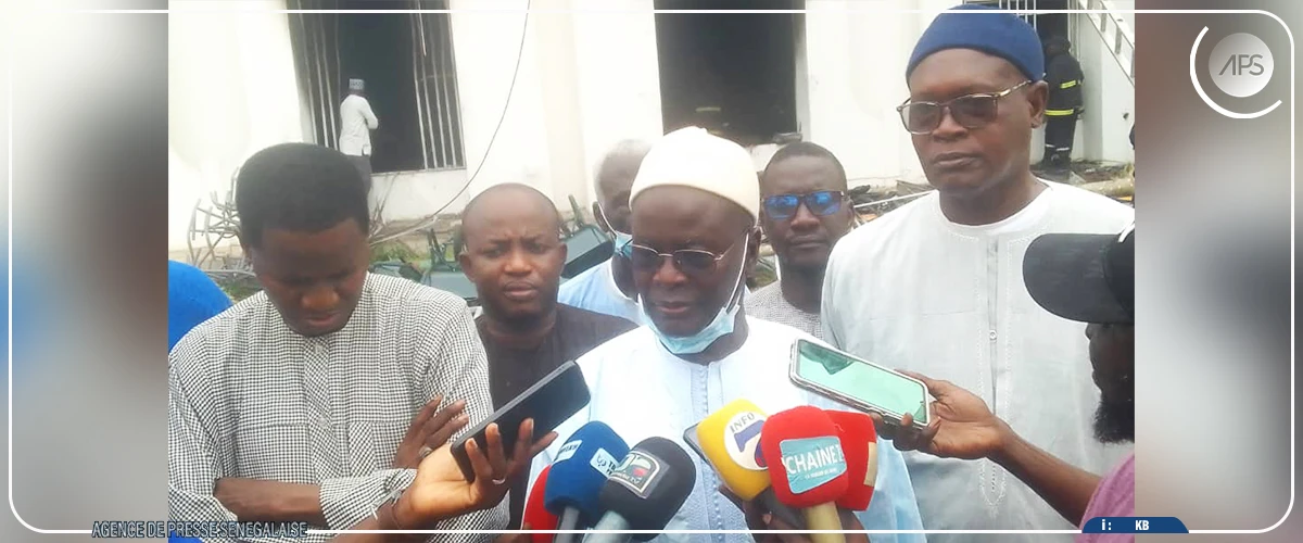 Des dégâts matériels enregistrés dans un incendie à la mairie de Touba