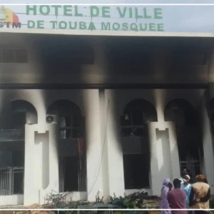 Des dégâts matériels enregistrés dans un incendie à la mairie de Touba