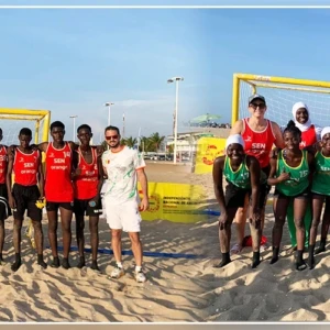 Tournoi handball de plage JOJ : les Lionceaux et les Lioncelles logés dans la poule B