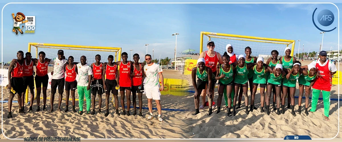 Tournoi handball de plage JOJ : les Lionceaux et les Lioncelles logés dans la poule B