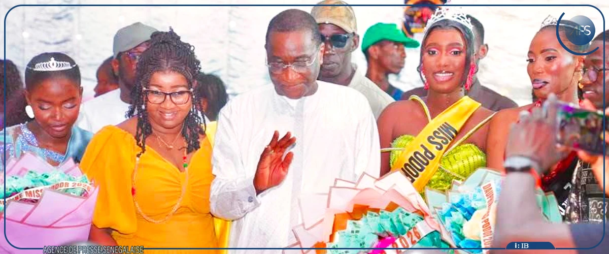Dieynaba Sy Diallo sacrée Miss Podor 2026 lors d’un concours de beauté local