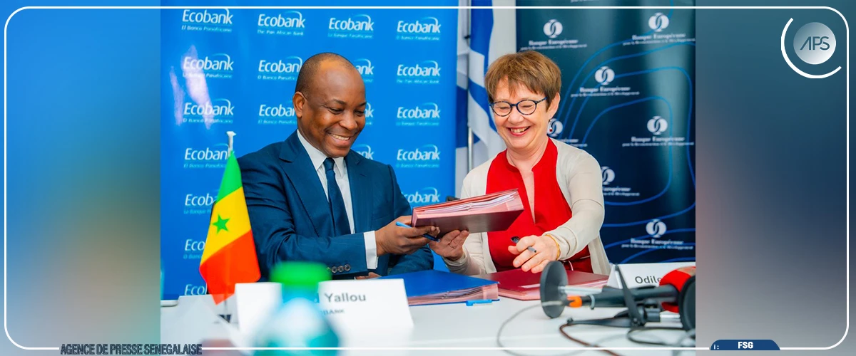 Développement des PME : la BERD et Ecobank Sénégal signent une convention de près de 10 milliards de FCFA