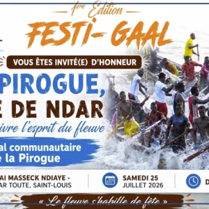 Saint-Louis accueille la première édition du festival communautaire de la pirogue "Festi-Gaal", ce samedi