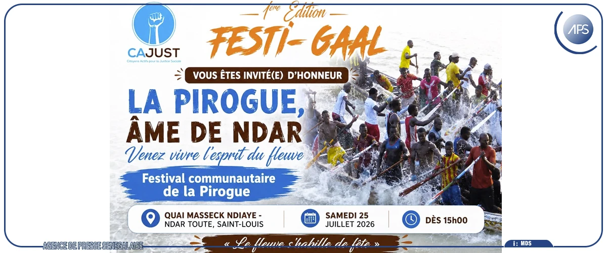 Saint-Louis accueille la première édition du festival communautaire de la pirogue “Festi-Gaal”, ce samedi