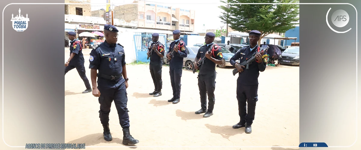 Magal de Touba : la Police nationale déploie un important dispositif sécuritaire